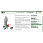 DAB Elettropompa Sommersa Pozzi Neri Acque Luride Vortex 50mm 0.75–1.6HP 10m D.X