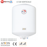 Scaldabagno Elettrico ATON 30 Litri Verticale Boiler Acqua Calda Casa Bagno D.X