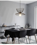 Lampadario E27 Doppio Uso Metallo Bianco Nero Sospensione Regolabile Bar V.L