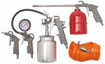 Kit Aria Compressa 5 Pezzi Pistole Soffiaggio Gonfiaggio Lavaggio Aerografo VBS