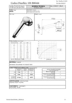 Doccia a Mano Doccetta Anticalcare Moderno BOSSINI Lavello Bagno Cucina wc D.X