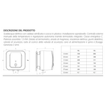 Boiler Elettrico ATON ELUM 10 15 L Sopralavello Scaldacqua Cucina Pronto Uso D.X