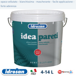 Idropittura Silossanica Lavabile Opaca Vellutata Bianca Mascherante 4 14 Lt I.D
