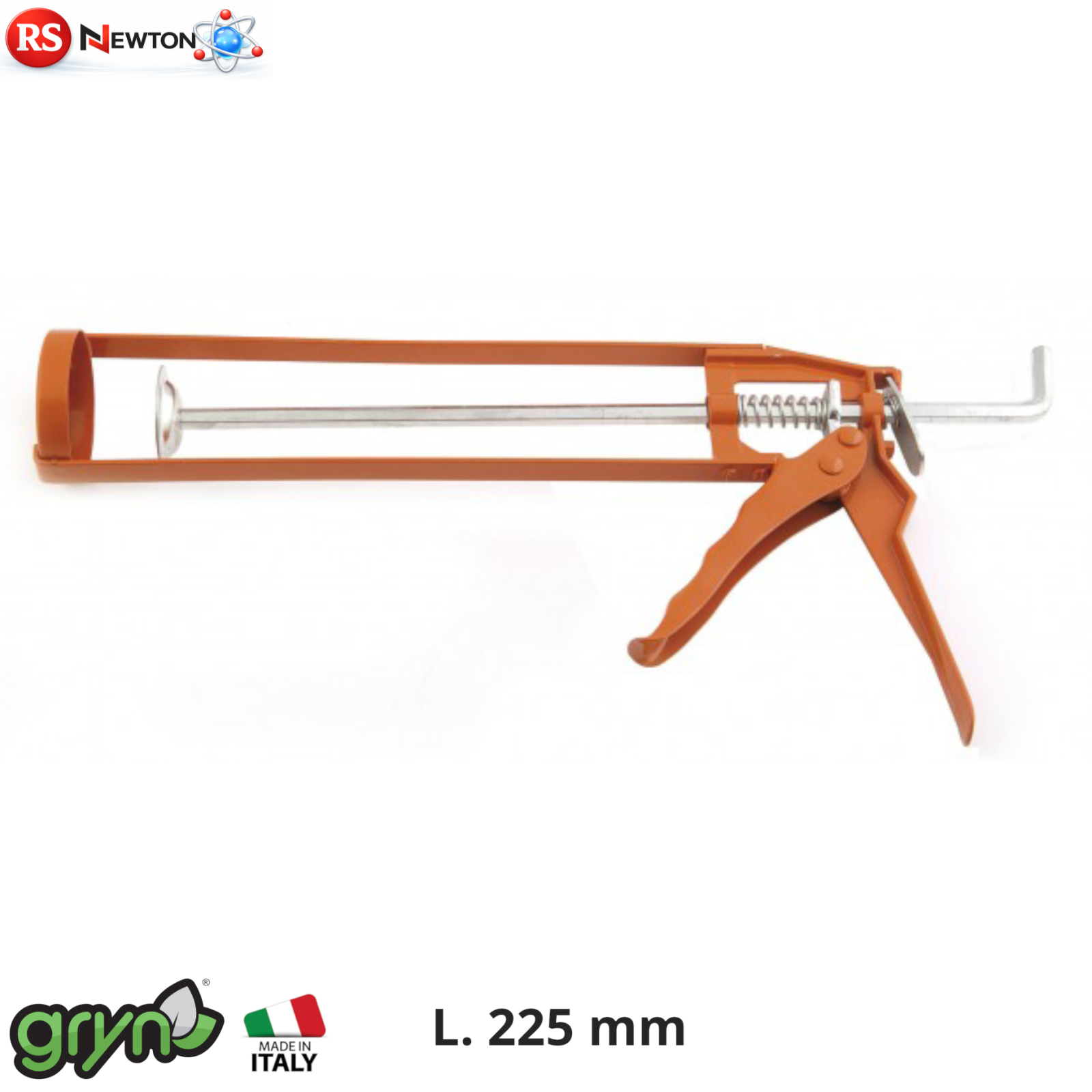 Pistola Silicone Cartucce in Lega Metallica e Acciaio 225 mm Professionale D.X