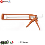 Pistola Silicone Cartucce in Lega Metallica e Acciaio 225 mm Professionale D.X