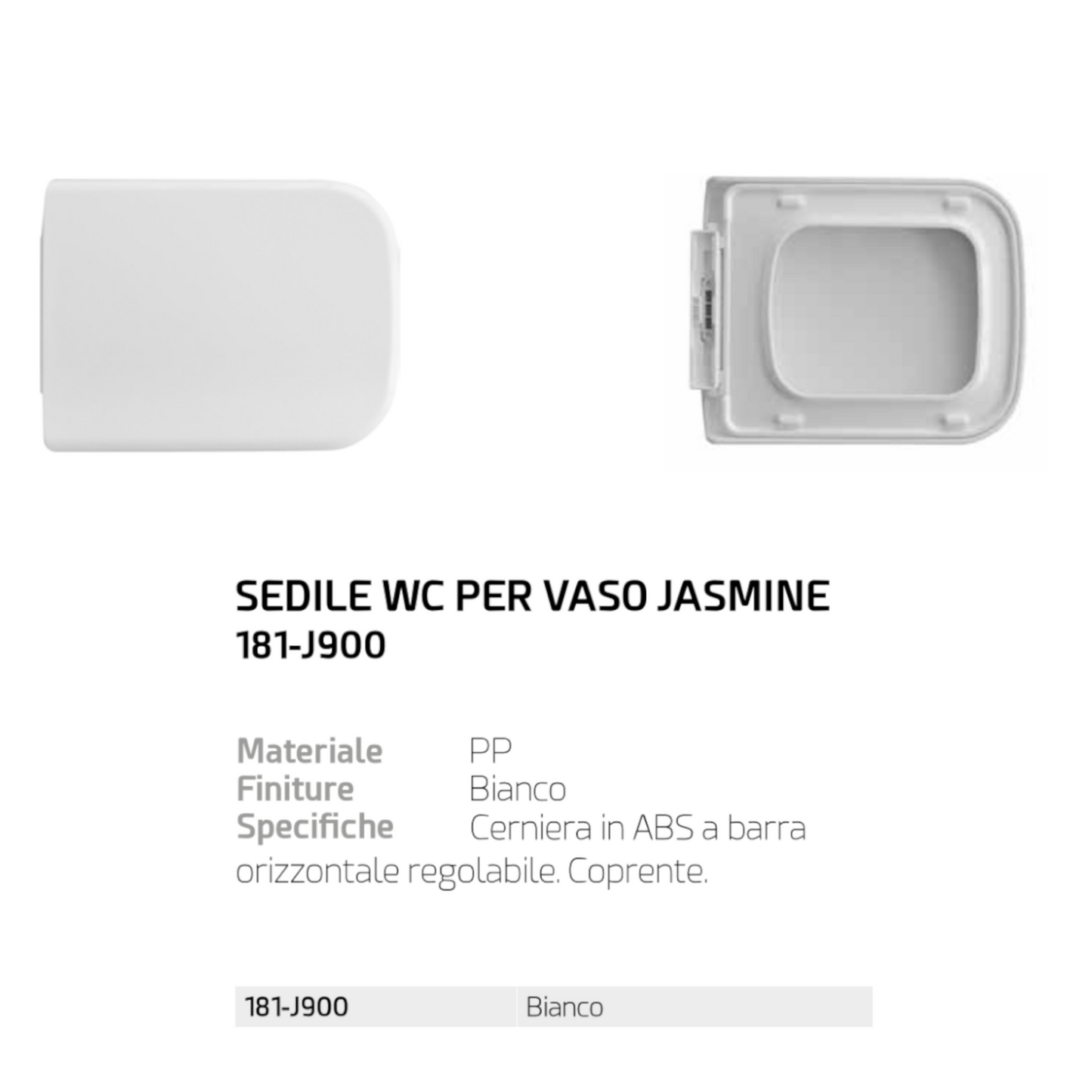 Sanitari Bagno LINPHA Bidet Vaso WC Scarico Terra Muro Pavimento Copriwater D.X