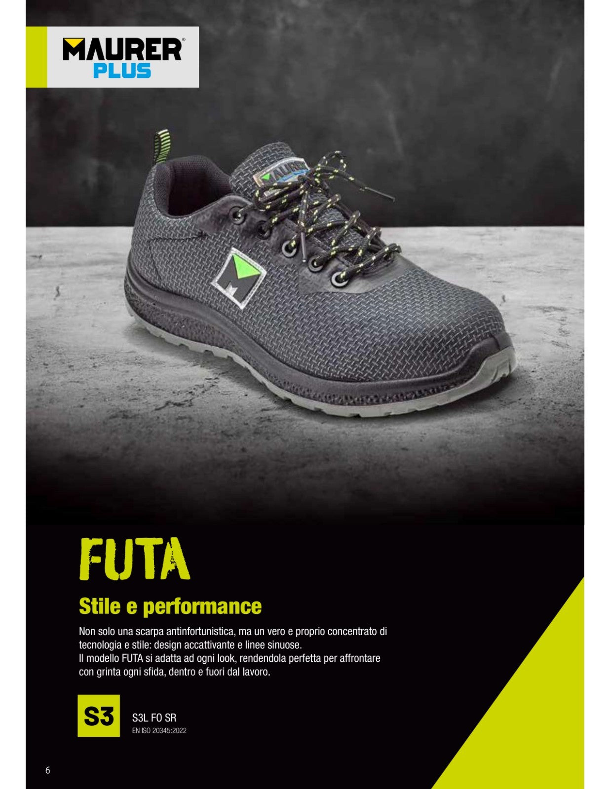 Scarpe Antinfortunistiche Basse Uomo MAURER FUTA Scarpa idropellente Puntale VBS