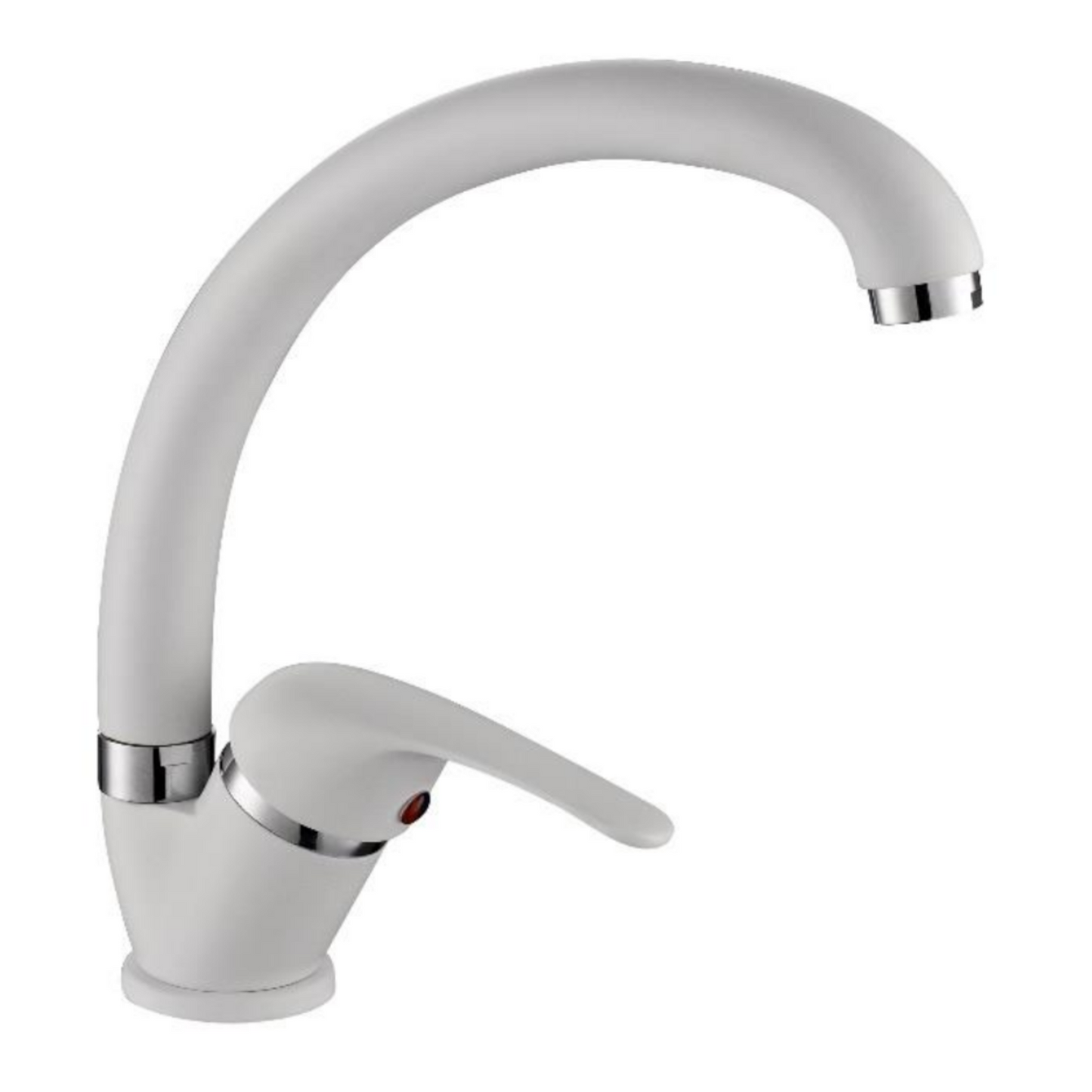 Rubinetto Lavello Cucina Canna Alta ECO FLOW Avena Satinato Oro Rame Bianco D.X