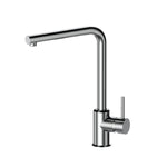 Miscelatore Cucina Rubinetto Lavello Moderno Canna Alta Avena Cromo Nero D.X