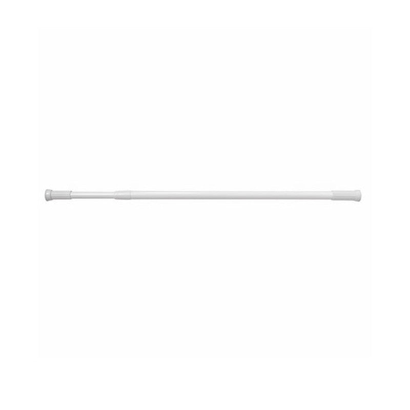 Bastone Per Tenda Doccia ACCIAIO INOX Asta Allungabile Telescopica Bianco D.X