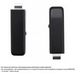 Maniglione Antipanico CORNI Kit PUSH Barra Rossa 120cm Aste Porte Sicurezza G.F