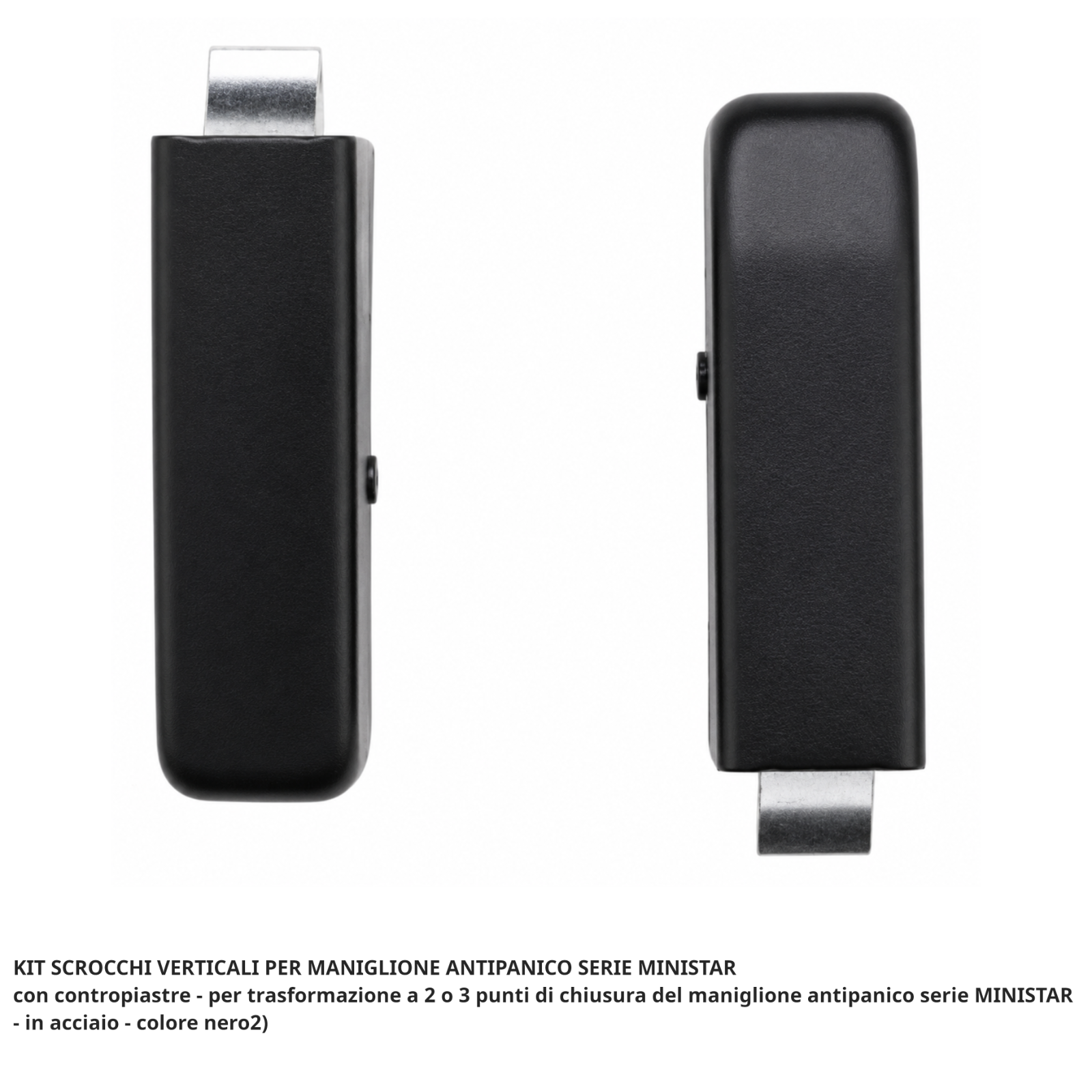 Maniglione Antipanico CORNI Kit PUSH Barra Rossa 120cm Aste Porte Sicurezza G.F
