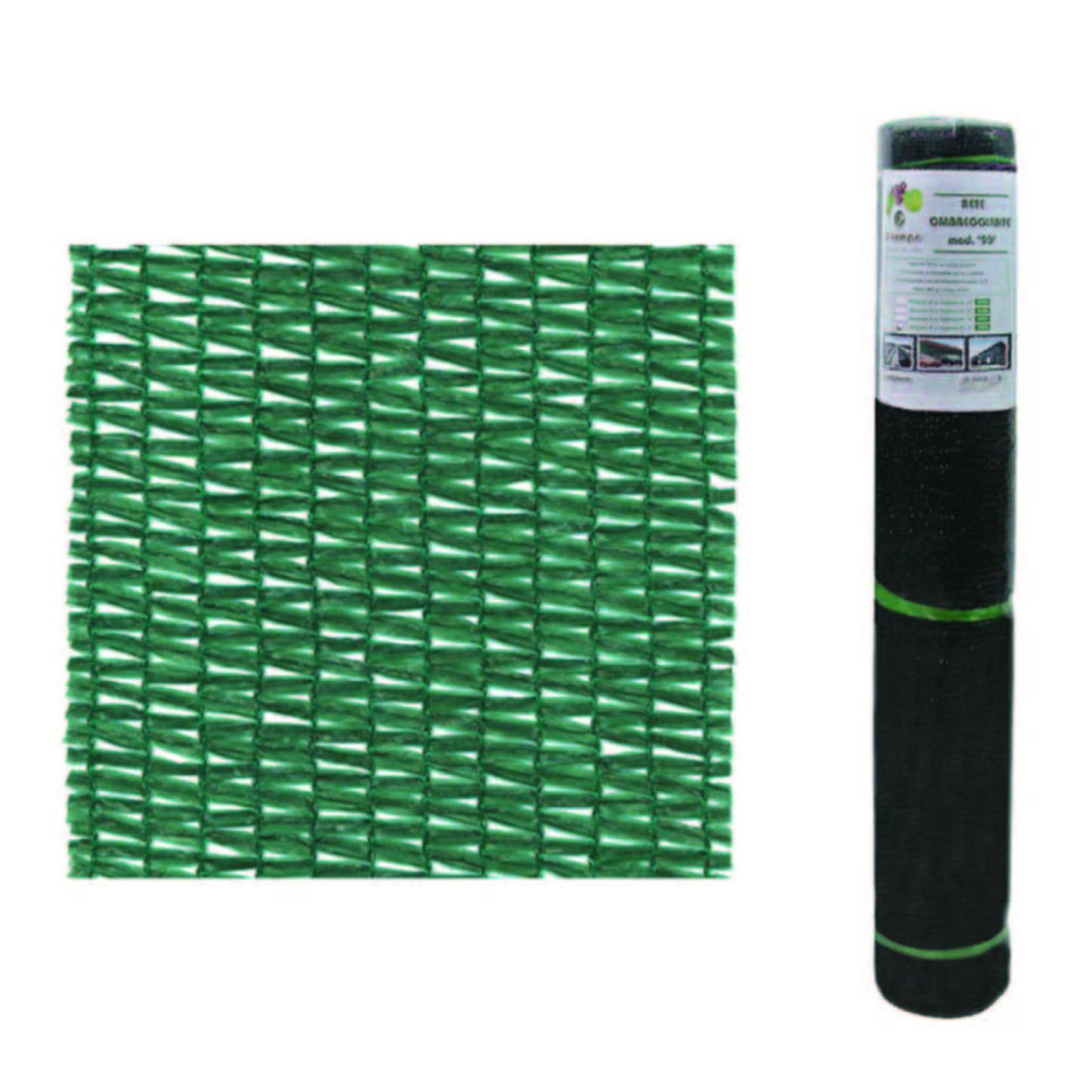 Rete Ombreggiante 90% Telo Frangivista HDPE Verde Oscurante Balcone Recinto G.F