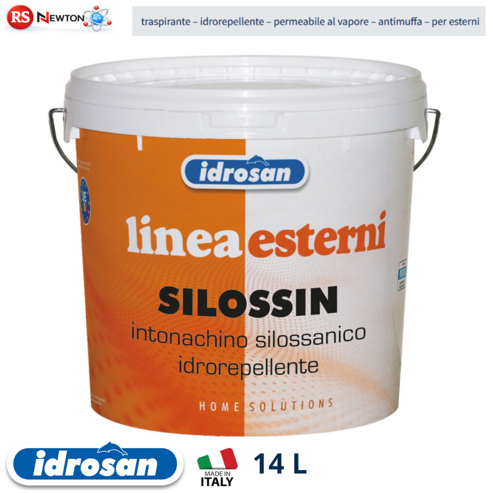 Rivestimento Silossanico a Spessore Intonachino Facciate Antimuffa Esterno I.D