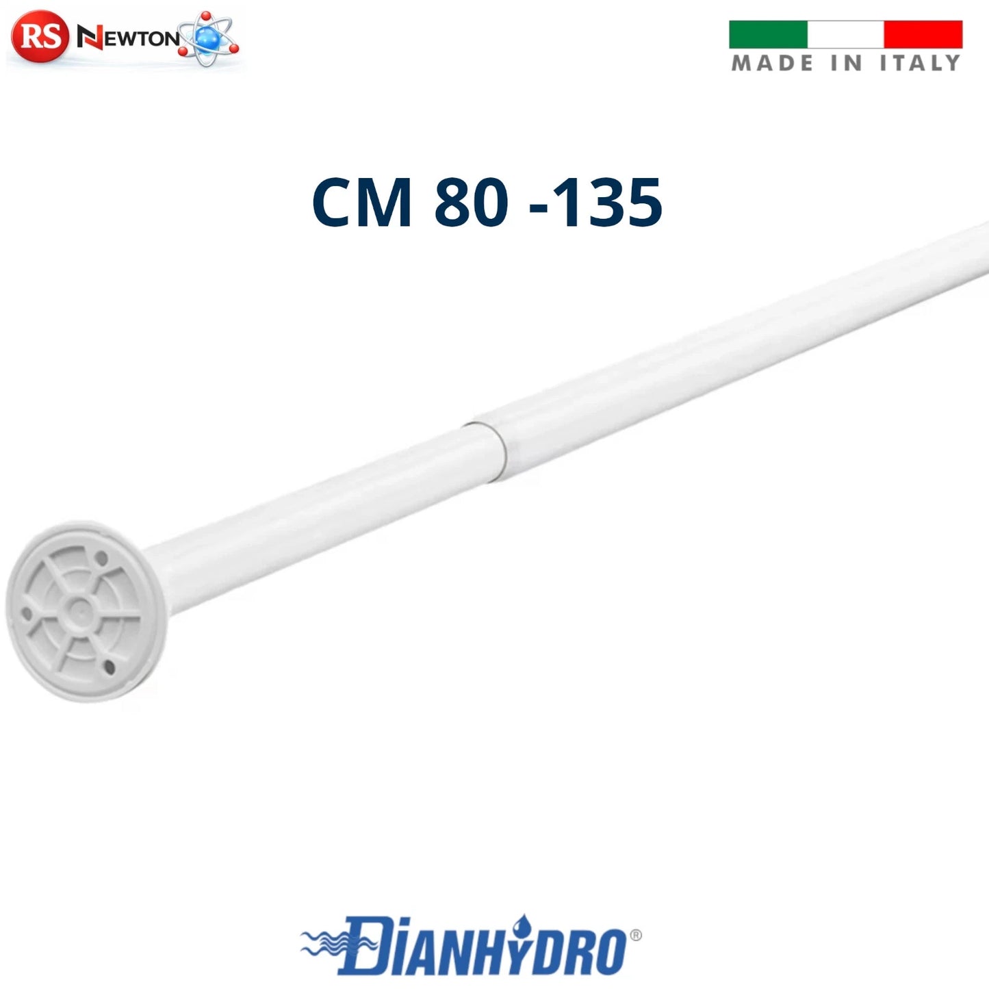 Bastone Tenda Doccia Estensibile Telescopico Asta in Alluminio Allungabile D.X