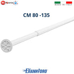 Bastone Tenda Doccia Estensibile Telescopico Asta in Alluminio Allungabile D.X