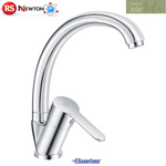 Miscelatore Rubinetto Lavello Cucina Canna Alta Ottone Cromato Serie IOLE D.X