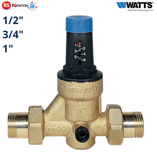 Riduttore Di Pressione Acqua a Membrana DRVN Watts Brevettato 1/2 3/4 1" D.X