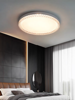 Plafoniera LED 80W 7200Lm CCT Cristallo 3000K 4200K 6400K Rotonda Bianca V.L