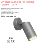 Plafoniera Led Esterno Faretto Luce a Parete Muro Lampada Applique Moderno VBS