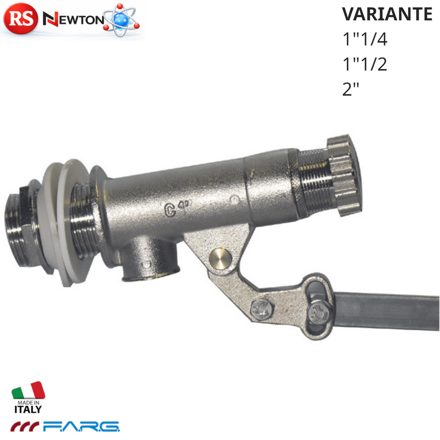 Galleggiante WC Silenzioso Ottone Fuso Alte Pressioni 1"1/4 1"1/2 2" Bagno D.X