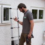 Scala Telescopica 11 Gradini in Alluminio 11.3KG Max 3,2M Portatile Multiuso D.X