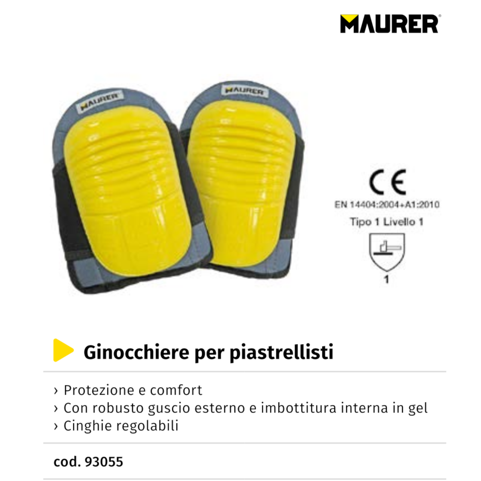 Ginocchiere Professionali Piastrellista Imbottita GEL Ginocchiera Da Lavoro VBS