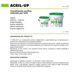 Vernice per Guaina Bituminosa ACRILUP Protettiva Tetti Terrazzi Impermeabile I.D