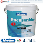Pittura Antimuffa Sanitizzante Bianco Satinato Lavabile Smacchiabile Interni I.D