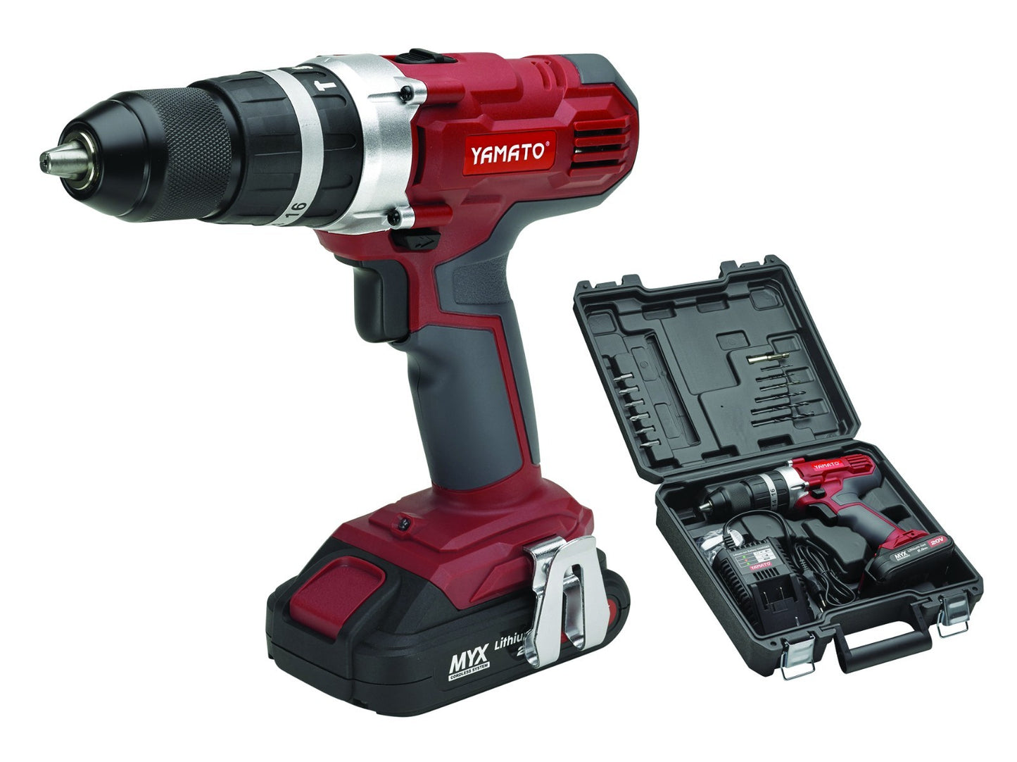 Trapano Avvitatore a Batteria Litio Con Percussione 20V 2,0Ah Carica Rapida VBS
