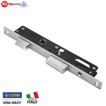 Serratura Montante Infilare Porte Alluminio Cilindro Ovale Scrocco 14,5mm G.F