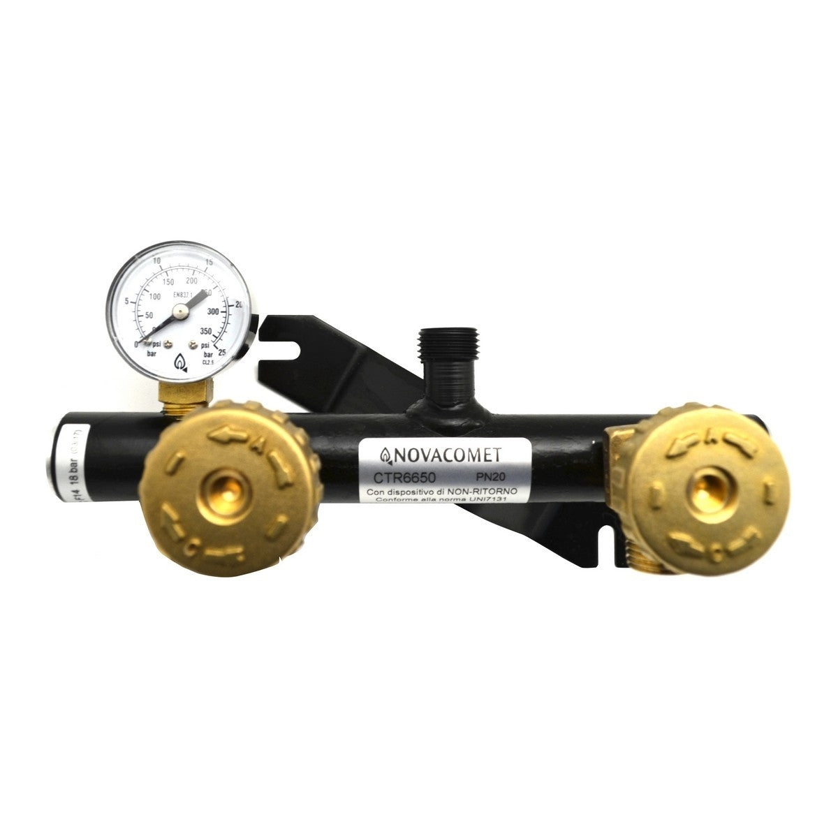 Centralina Gas Compatta 2 3 Bombole Completa Manometro Impianto GPL Nova D.X