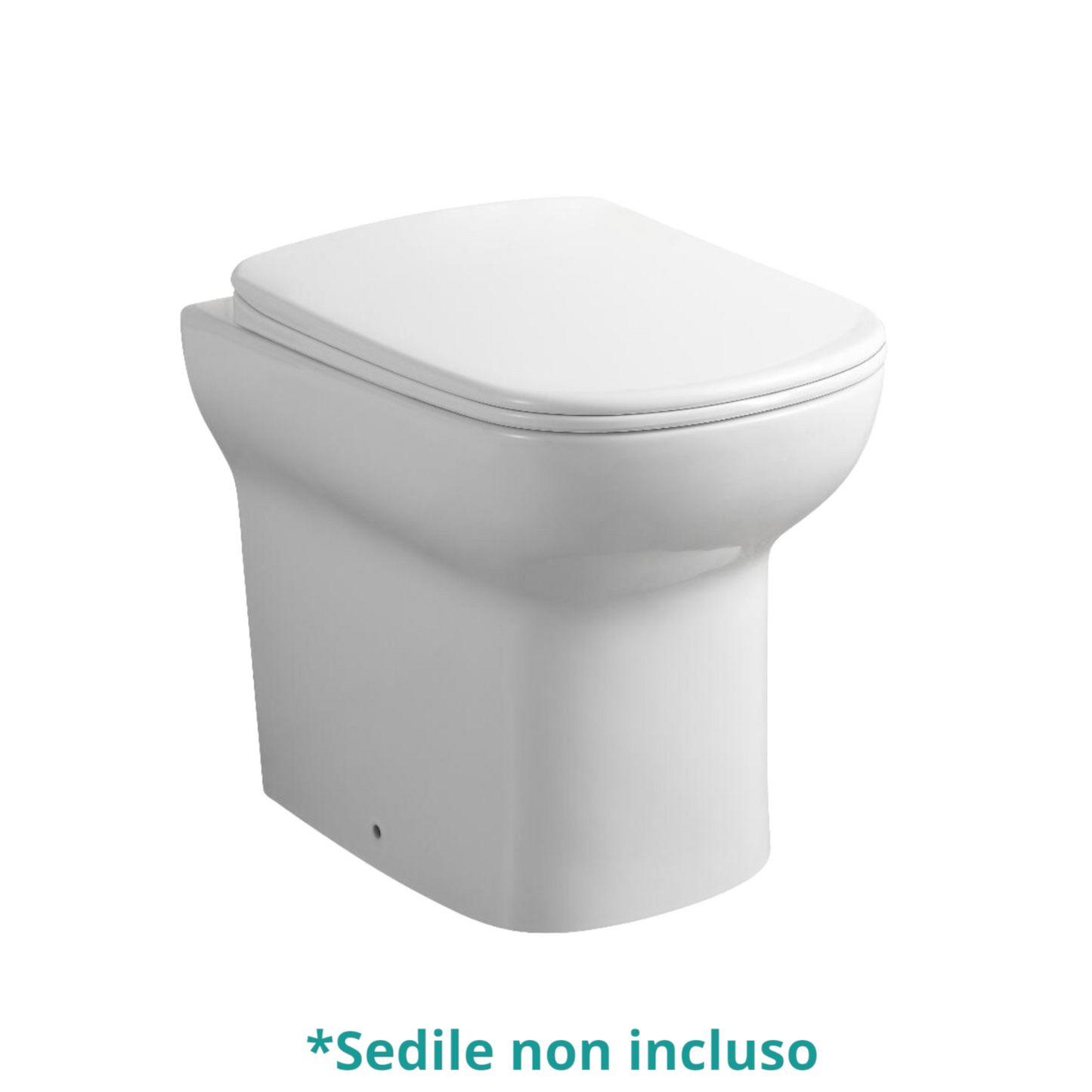 Sanitari Filo Muro LINPHA Ambrosia Rimless Vaso WC Bagno Bidet Copri Water D.X