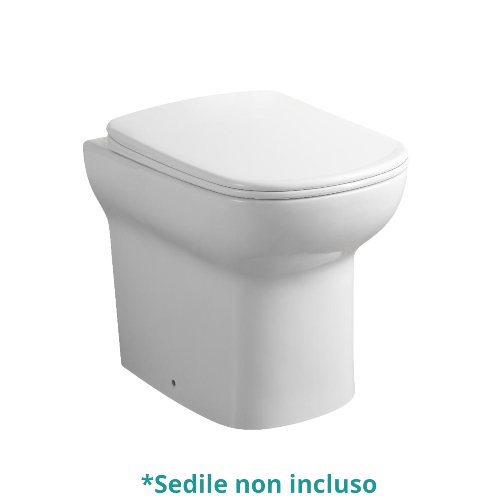 Sanitari Filo Muro LINPHA Ambrosia Rimless Vaso WC Bagno Bidet Copri Water D.X