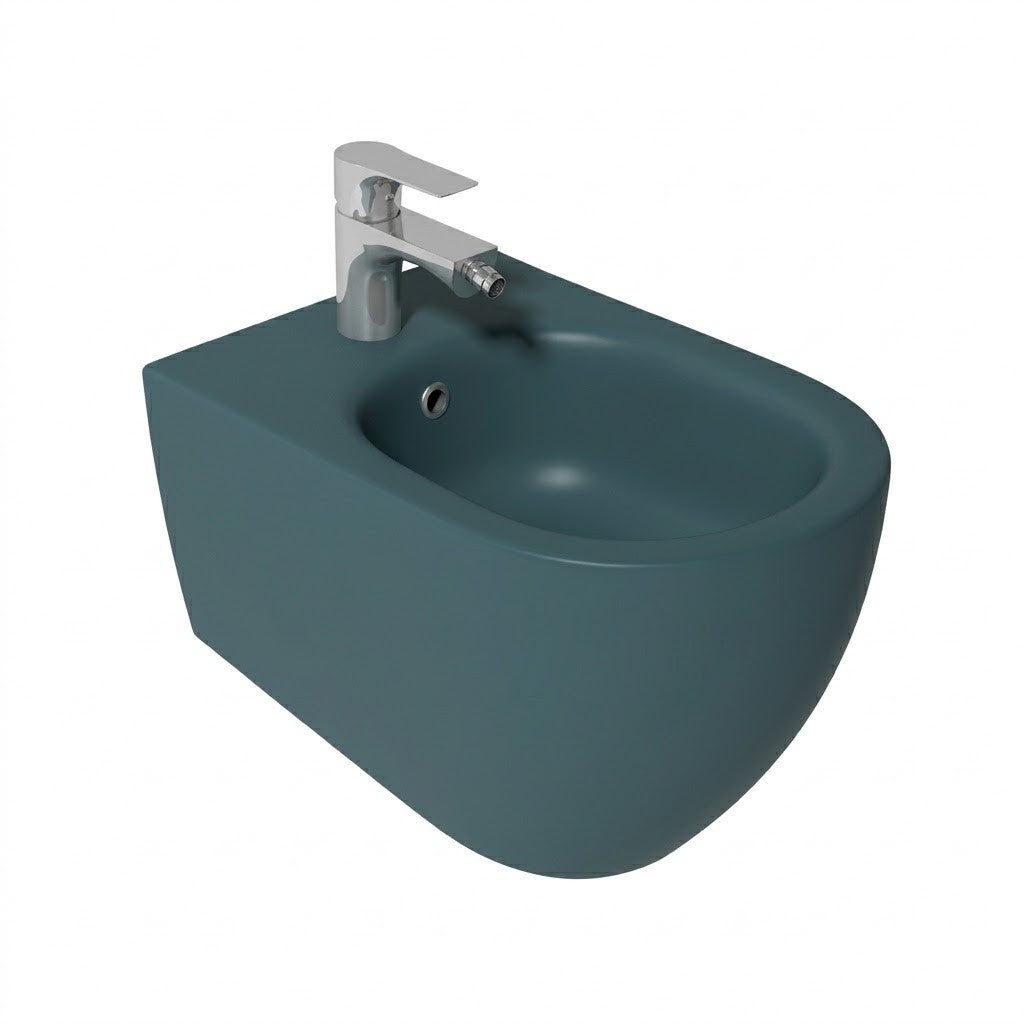 Bidet Sospeso INFINITY Sanitari Bagno Ceramica Moderno Fissaggi Nascosti D.X