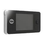 Spioncino Elettronico Batteria YALE Digitale LCD Porta Ottone Argento HD 105 G.F