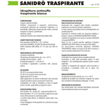 Pittura Antimuffa Bianca Traspirante Sanitizzante AntiUmidità Pareti Interni I.D