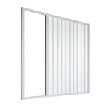 Cabina Parete Box Vasca da Bagno PVC Nicchia Soffietto Reversibile 170-140 D.X