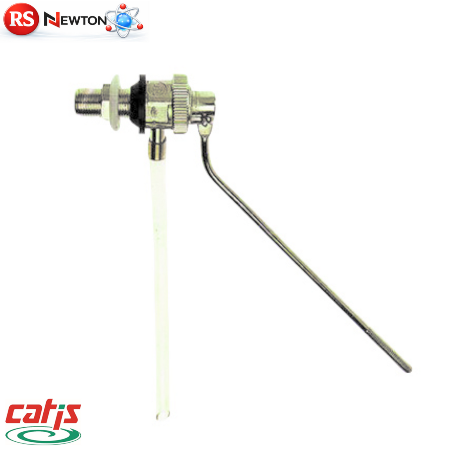 Galleggiante CATIS Asta Lunga 3/8 Rubinetto Silenzioso Nichelato WC Bagno D.X