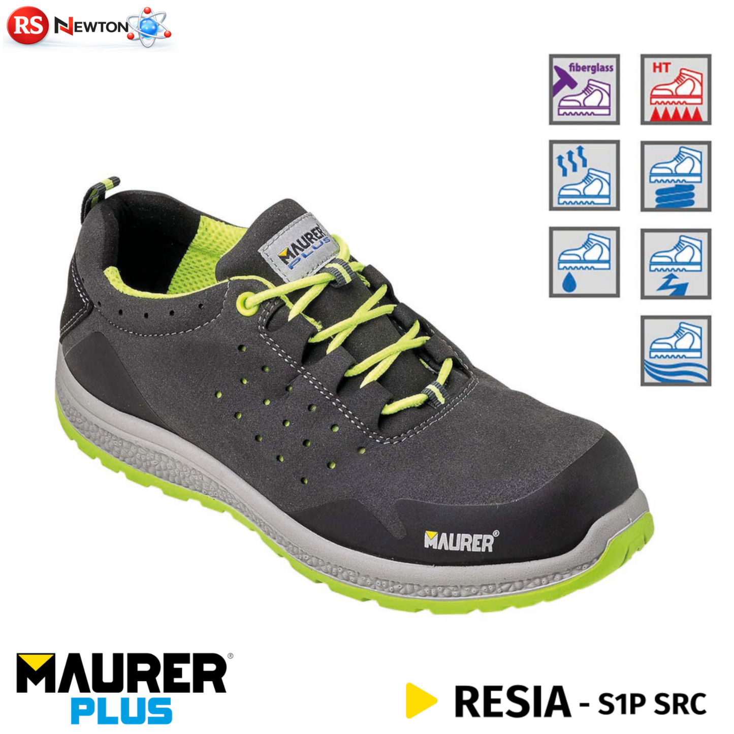 Scarpe Antinfortunistiche Leggere RESIA S1P Scarpa Bassa Traspirante Puntale VBS