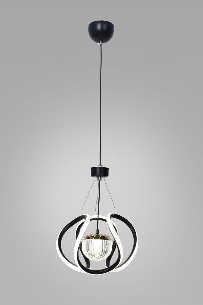 Lampadario LED Sospensione Moderno 35-70w Bianco Nero Camera Letto Soggiorno V.L