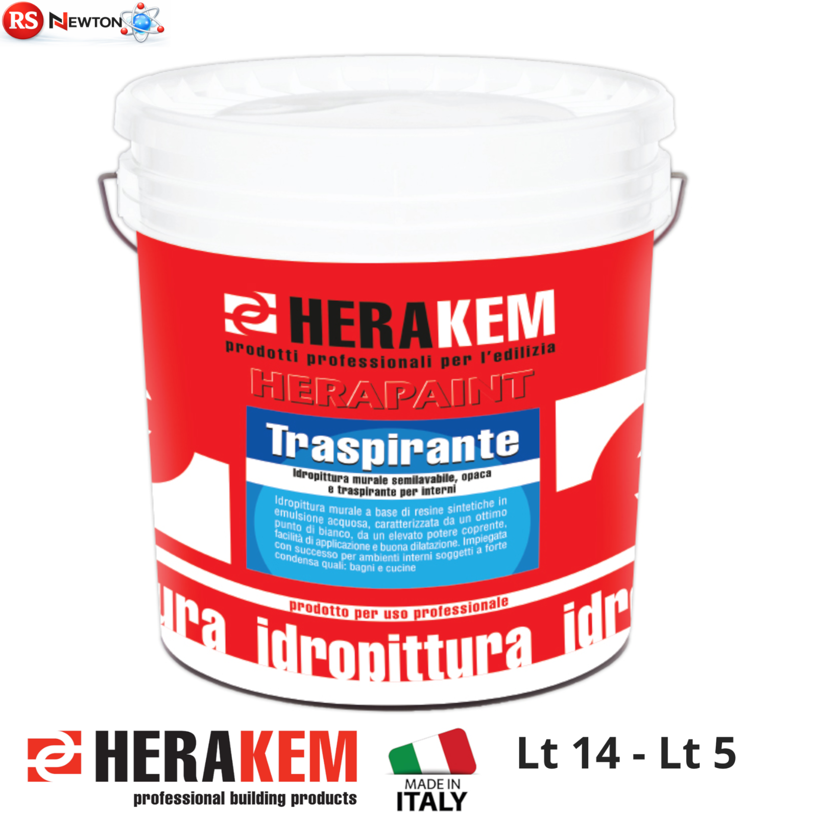 Pittura Bianca Interni Anticondensa Traspirante Antiumidita Bagno Cucina HERAKEM