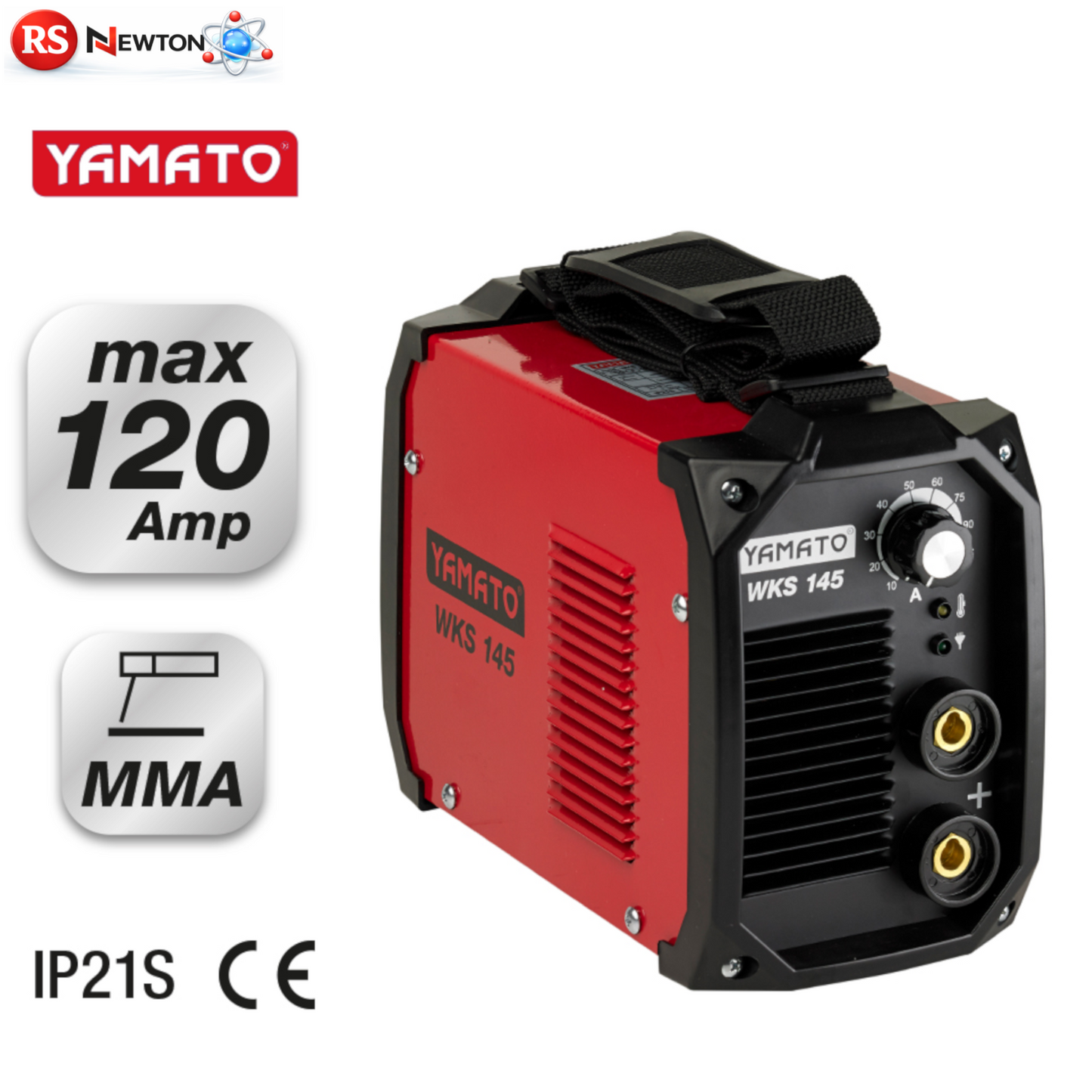 Saldatrice Inverter MMA 120A 230V Professionale 5.2kVA Elettrodo 1.6-3.2mm VBS