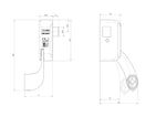 Maniglione Antipanico CORNI Kit PUSH Barra Rossa 120cm Aste Porte Sicurezza G.F