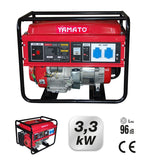 Motogeneratore 3300W 4T 270cc Benzina 3,3kW 230V Serbatoio 25L Professionale VBS