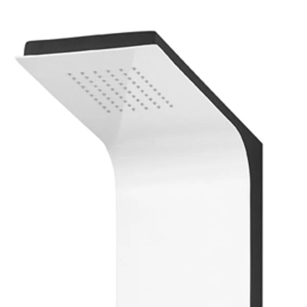 Pannello Colonna Doccia Multifunzione Bianco Opaco Nero Soffione Doccetta D.X
