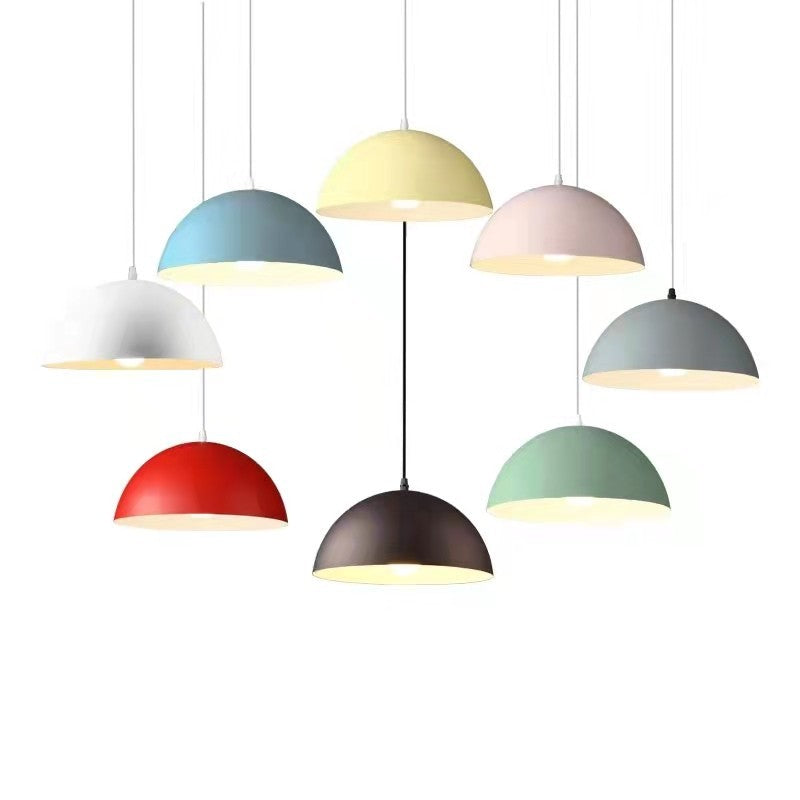 Lampadario Sospeso E27 Moderno Cavo Regolabile Colorato BeB Bar Hotel Cucina V.L