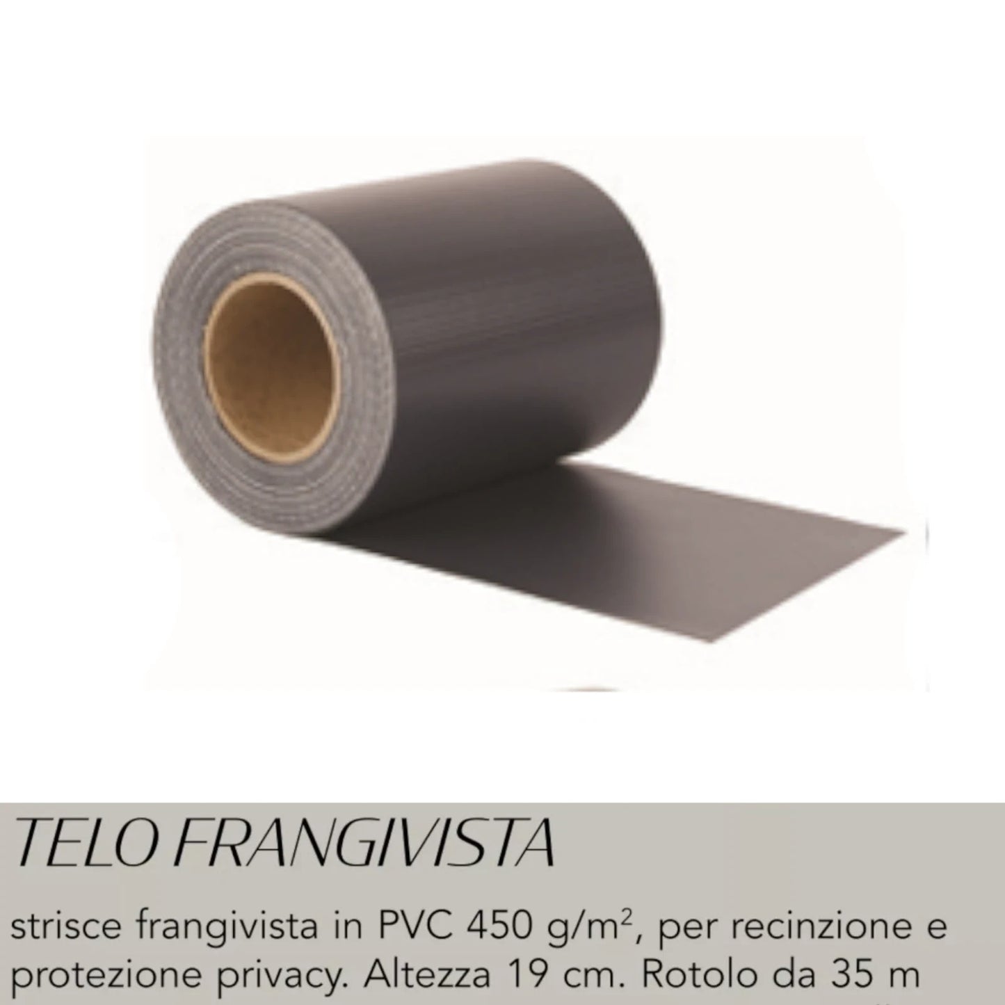 Strisce PVC Frangivista Balcone Ringhiera Cancello Fascia Frangivento 19x35m G.F