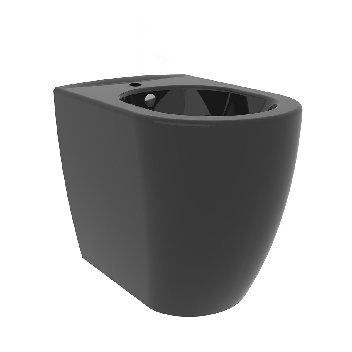 Sanitari Bagno Filo Muro LINPHA Vaso WC Bidet Sedile Soft Close Bianco Nero D.X