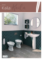 Bidet Bagno LINPHA Kaila Ceramica Installazione Pavimento Monoforo Moderno D.X